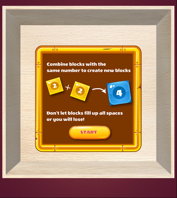 2048 Physics Game How To Play Screenshot.
