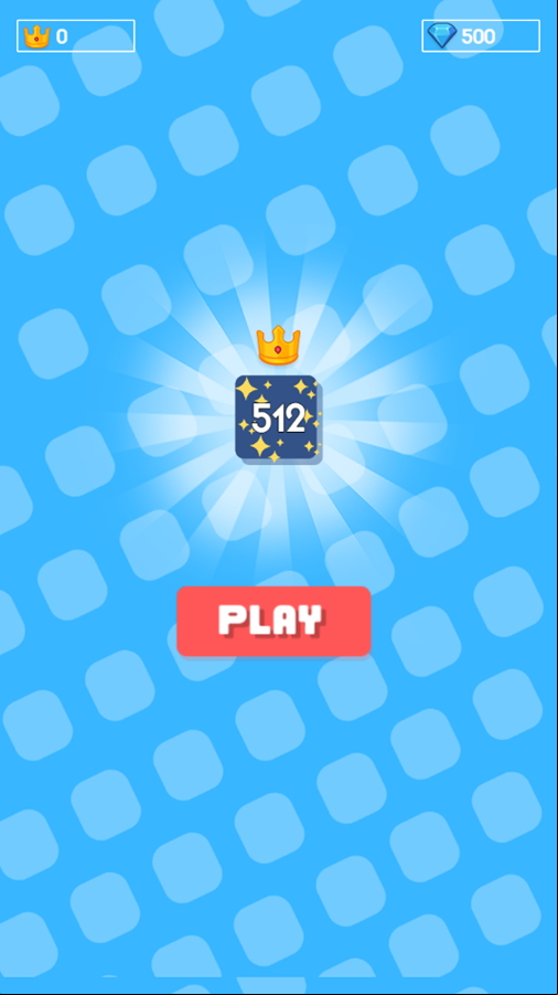 2248 Merge Puzzle Game Welcome Screen Screenshot.