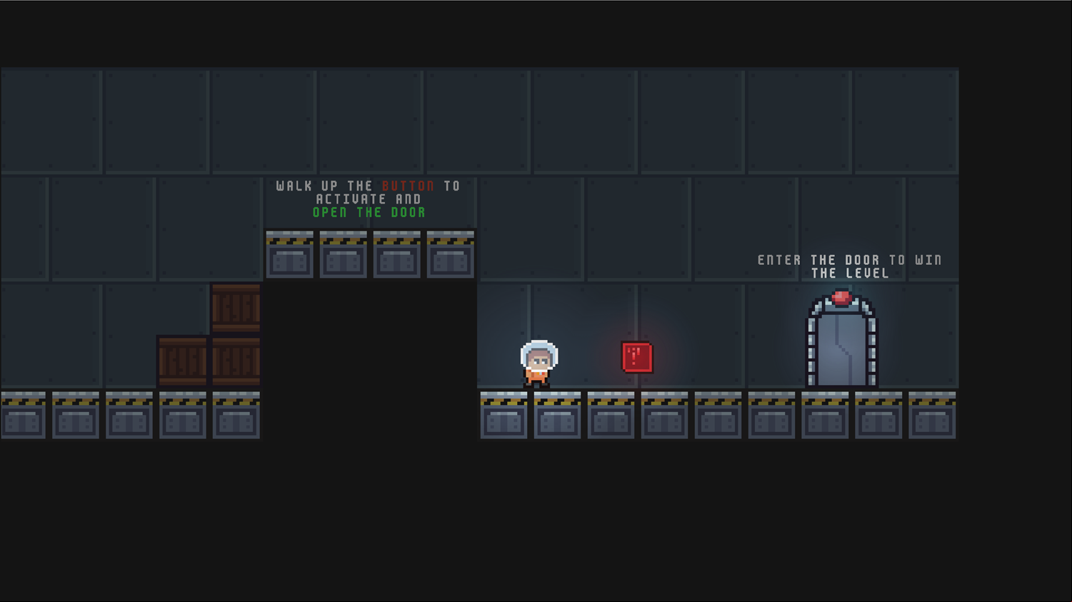 3 Minutes to Escape Game Door Instructions Screen Screenshot.