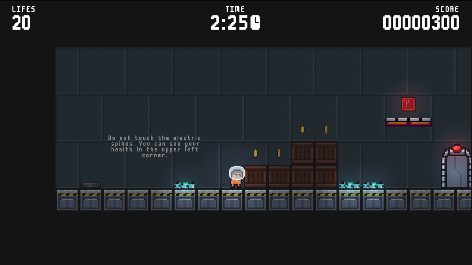 3 Minutes to Escape Game Electric Spikes Information Screenshot.