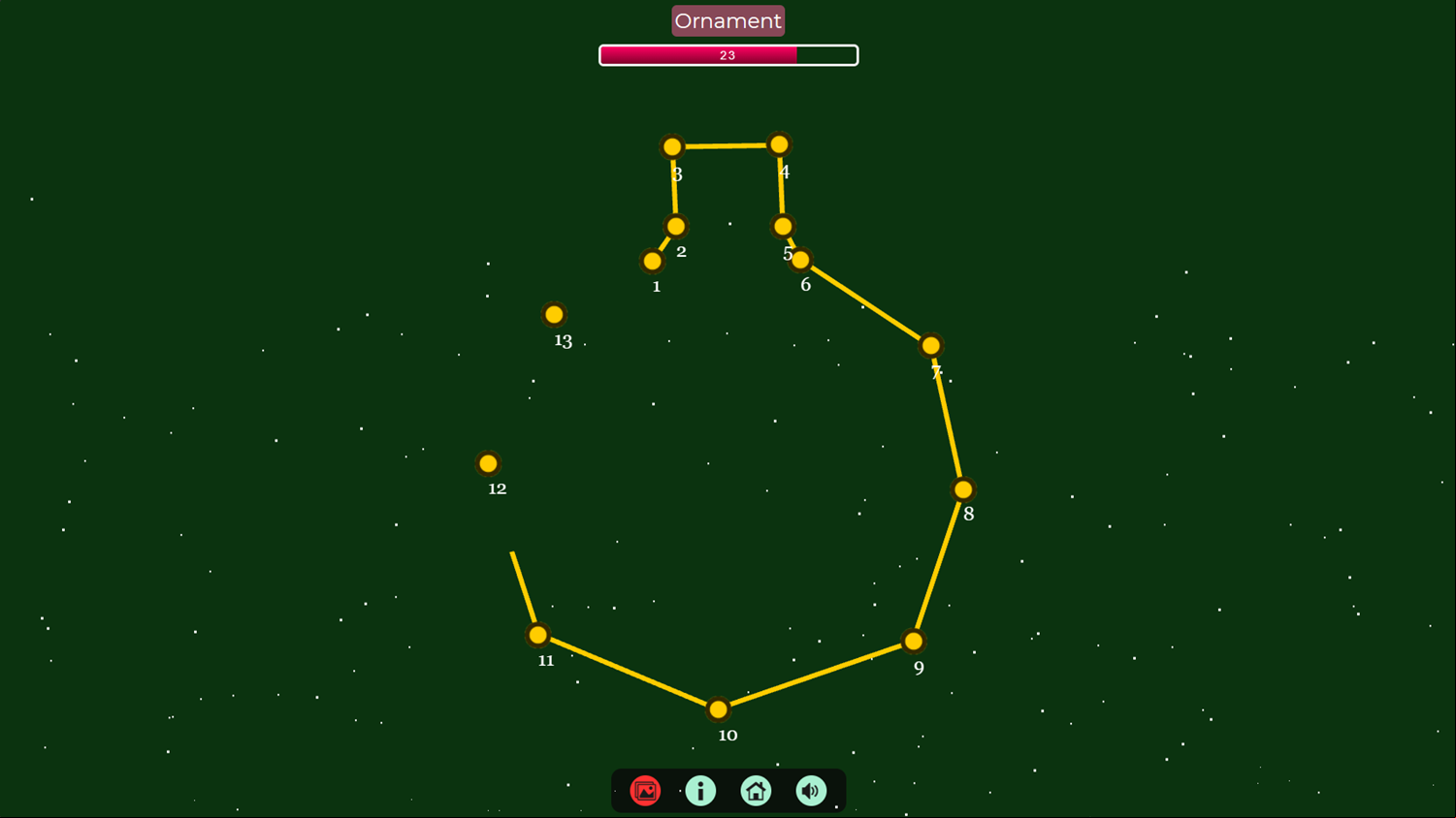 3D Xmas Connector Game Level Play Screenshot.