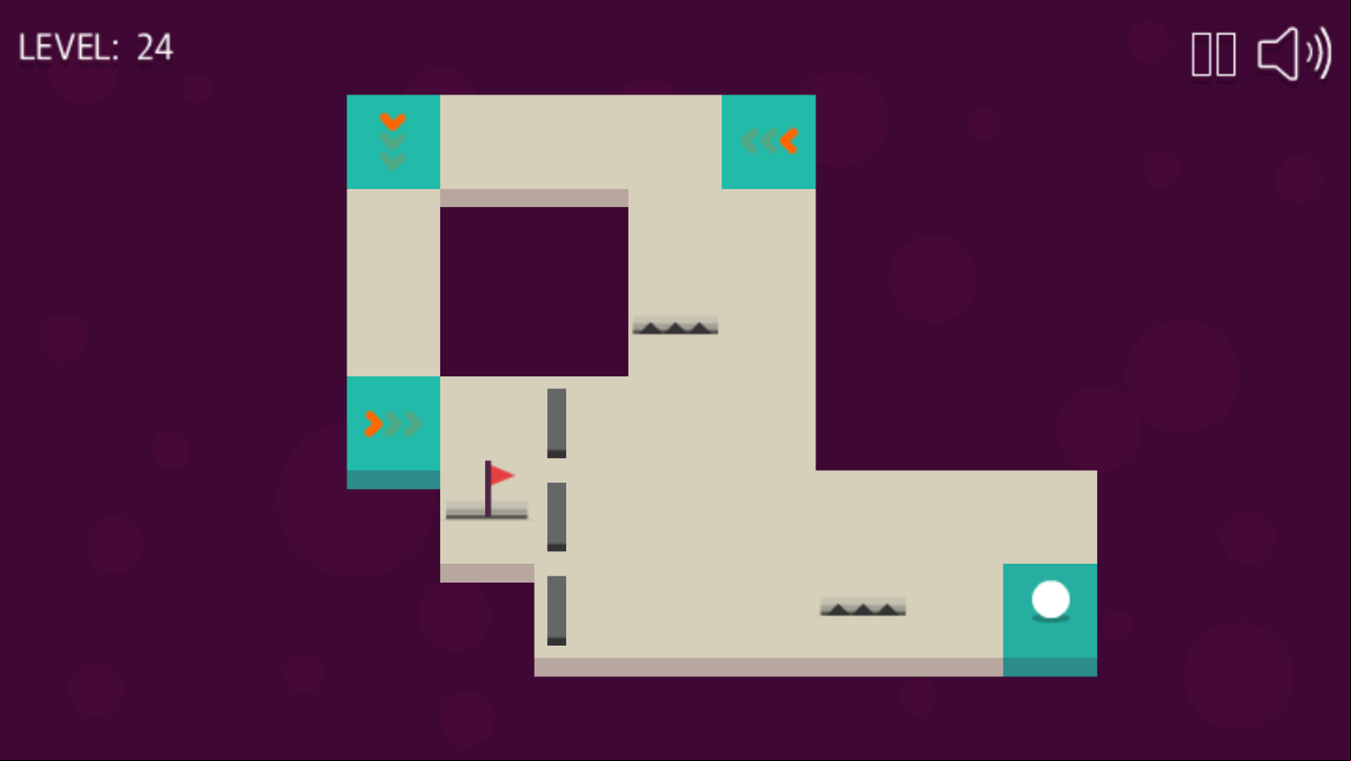 Abstract Golf Game Screenshot.