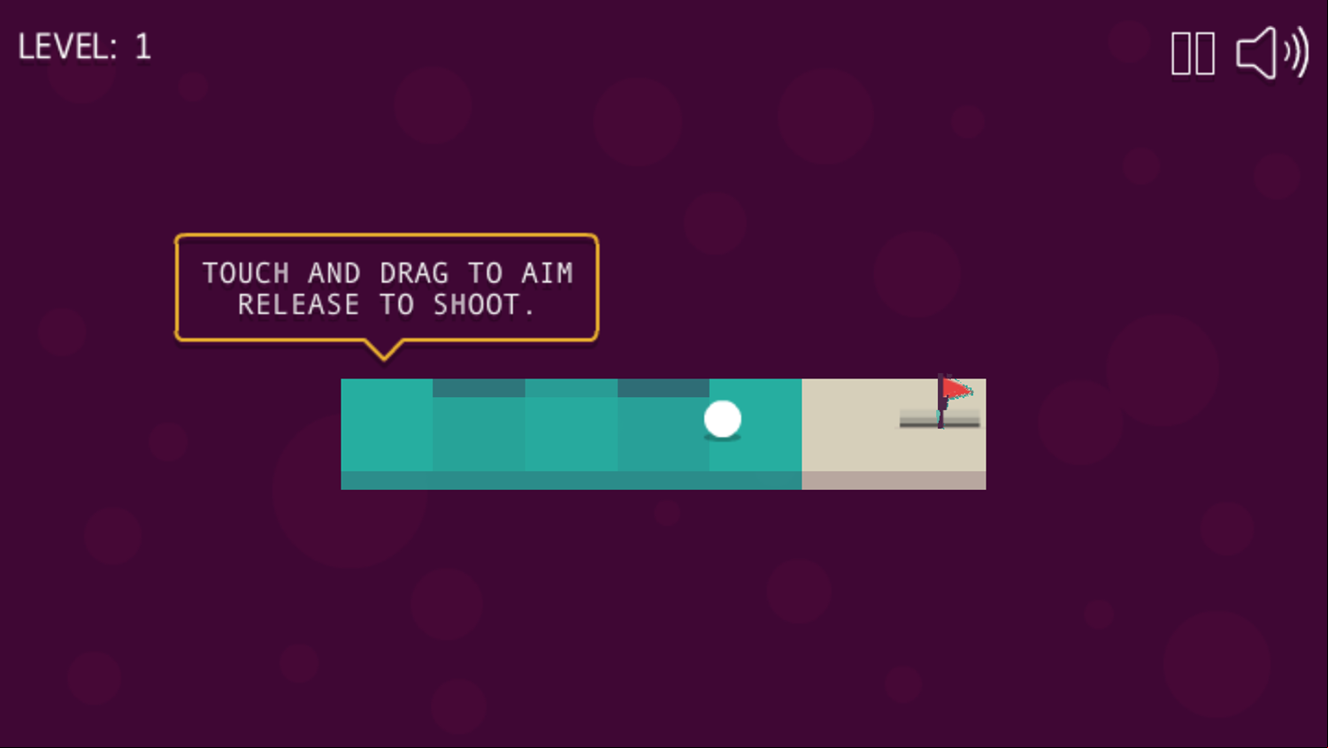Abstract Golf Game How to Play Screenshot.