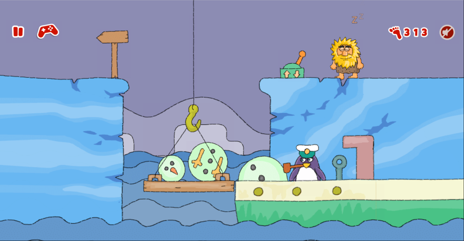 Adam and Eve Sleepwalker Game Screenshot.