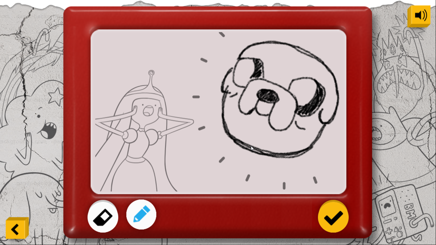 Adventure Time Storyboard Game Drawn Artwork Screenshot.