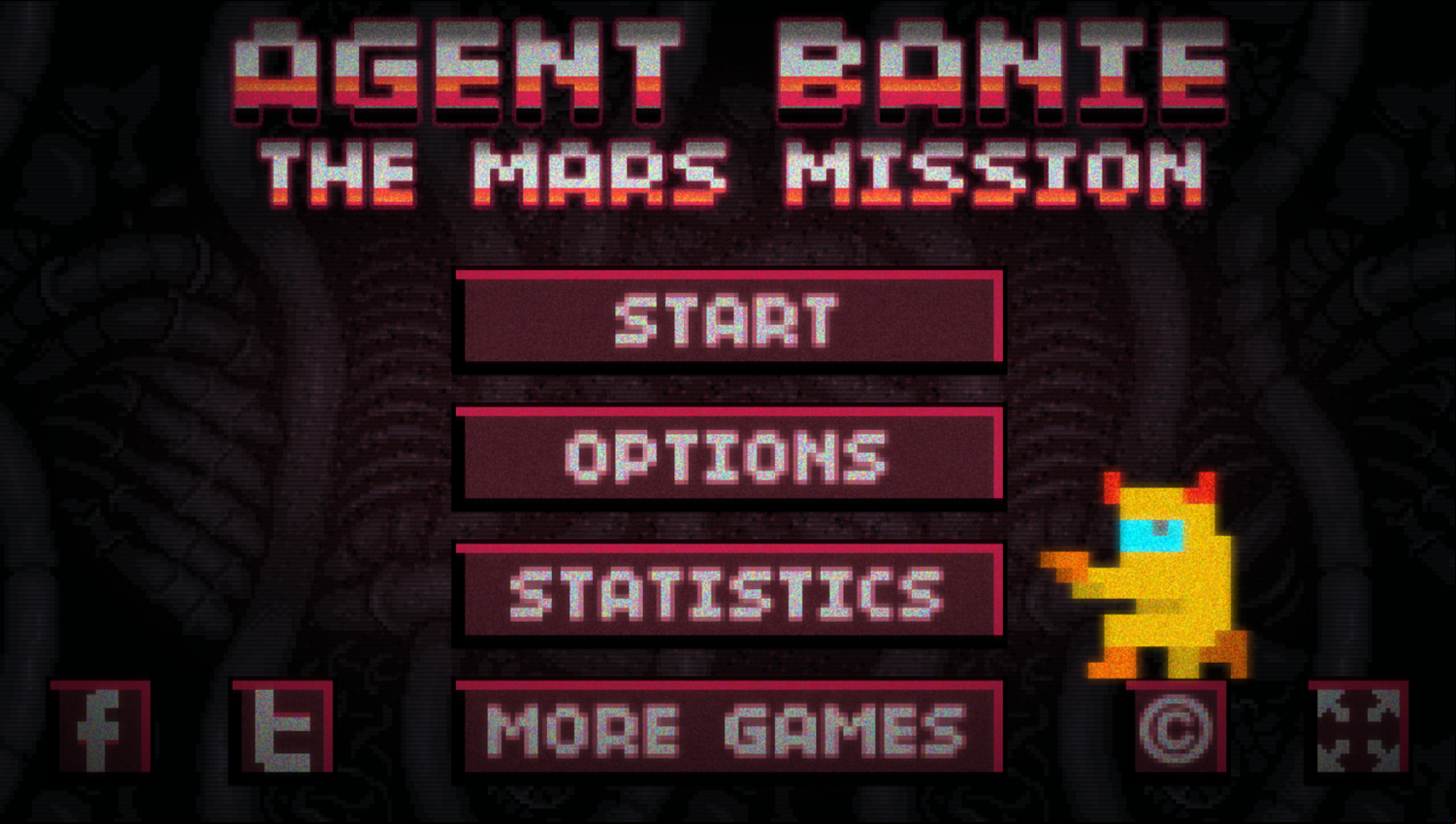 Agent Banie Welcome Screen Screenshot.