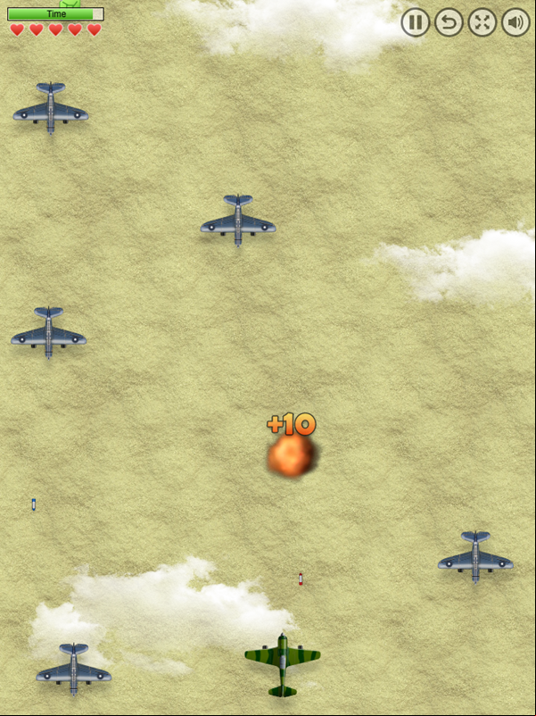 Air Hunter Game Play Screenshot.