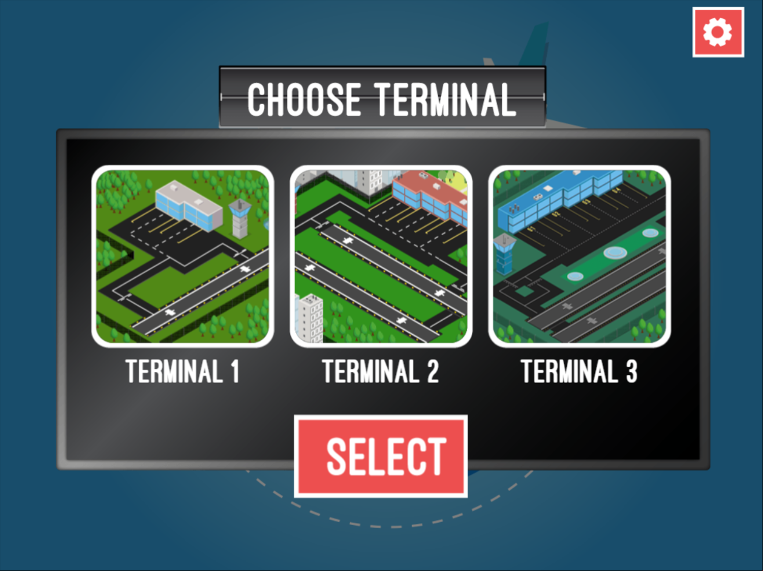 Airport Rush Level Select Screenshot.