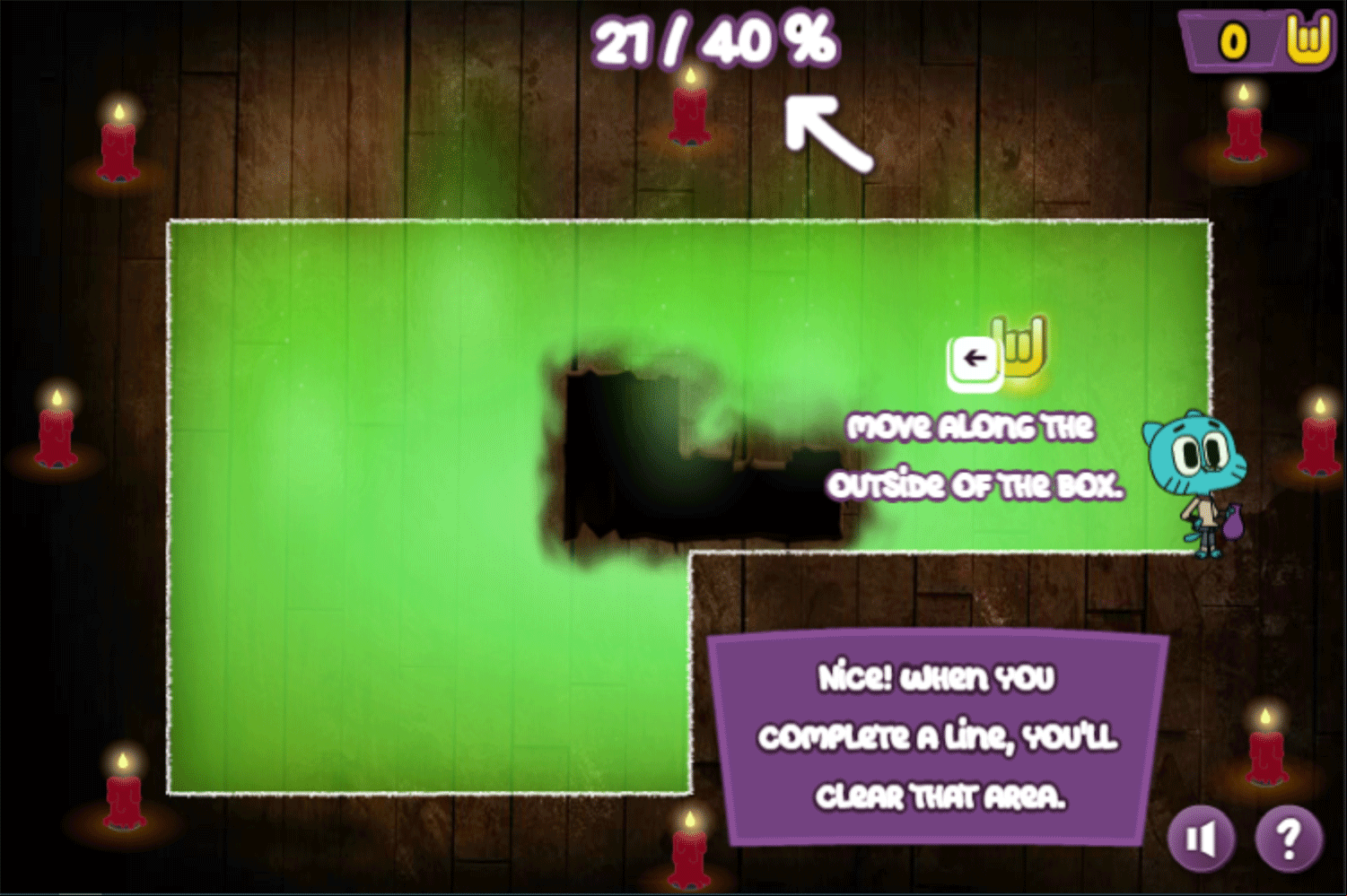 Amazing World of Gumball Class Spirits Game Play Tips Screenshot.