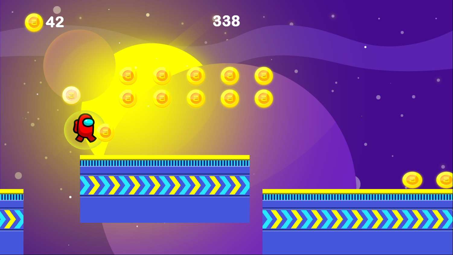 Among Run Game Play Screenshot.