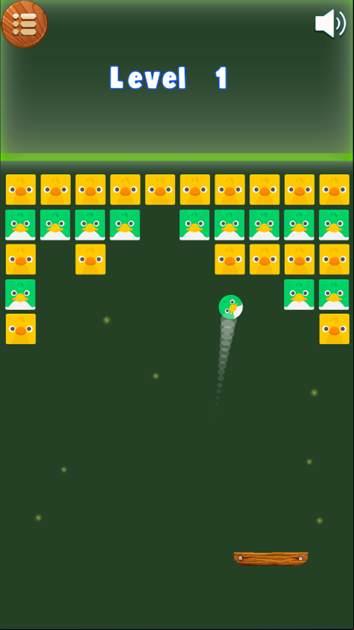 Animal Brick Breaker Game Level Play Screenshot.
