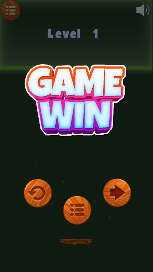 Animal Brick Breaker Game Level Win Screenshot.
