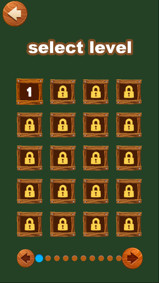 Animal Brick Breaker Game Select Level Screenshot.