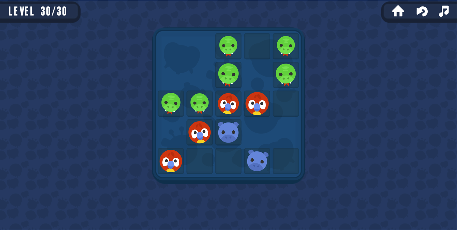 Animal Cells Game Final Level Screenshot.