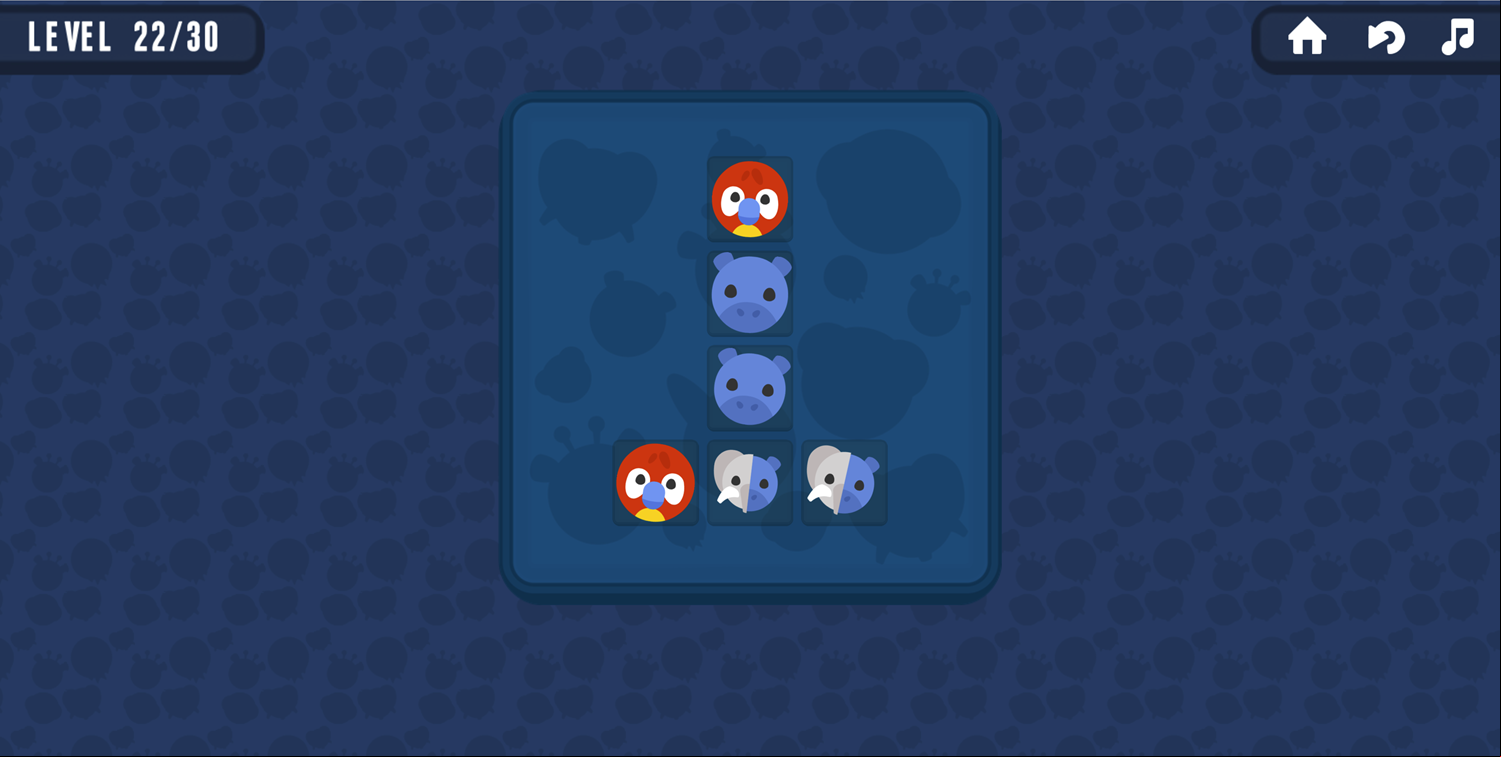 Animal Cells Game Half Elephant Hippo Screenshot.