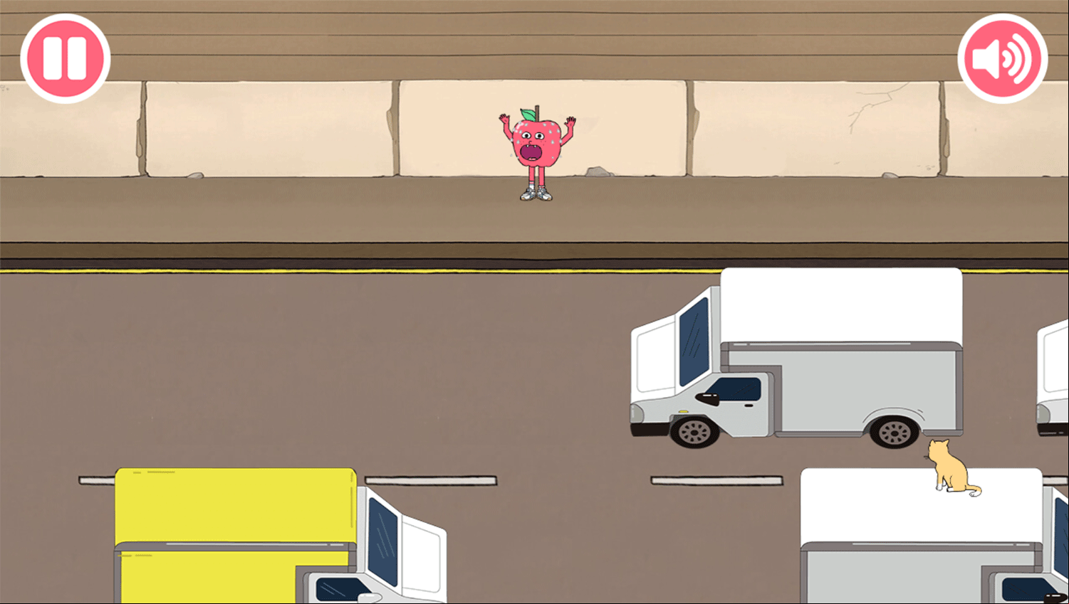 Apple & Onion Cat Rescue Game Screenshot.