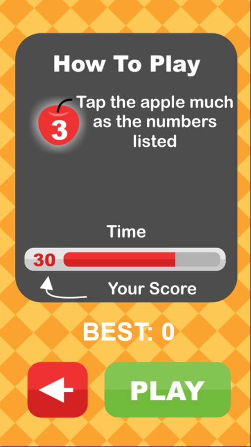 Apple Dash Game How To Play Screenshot.