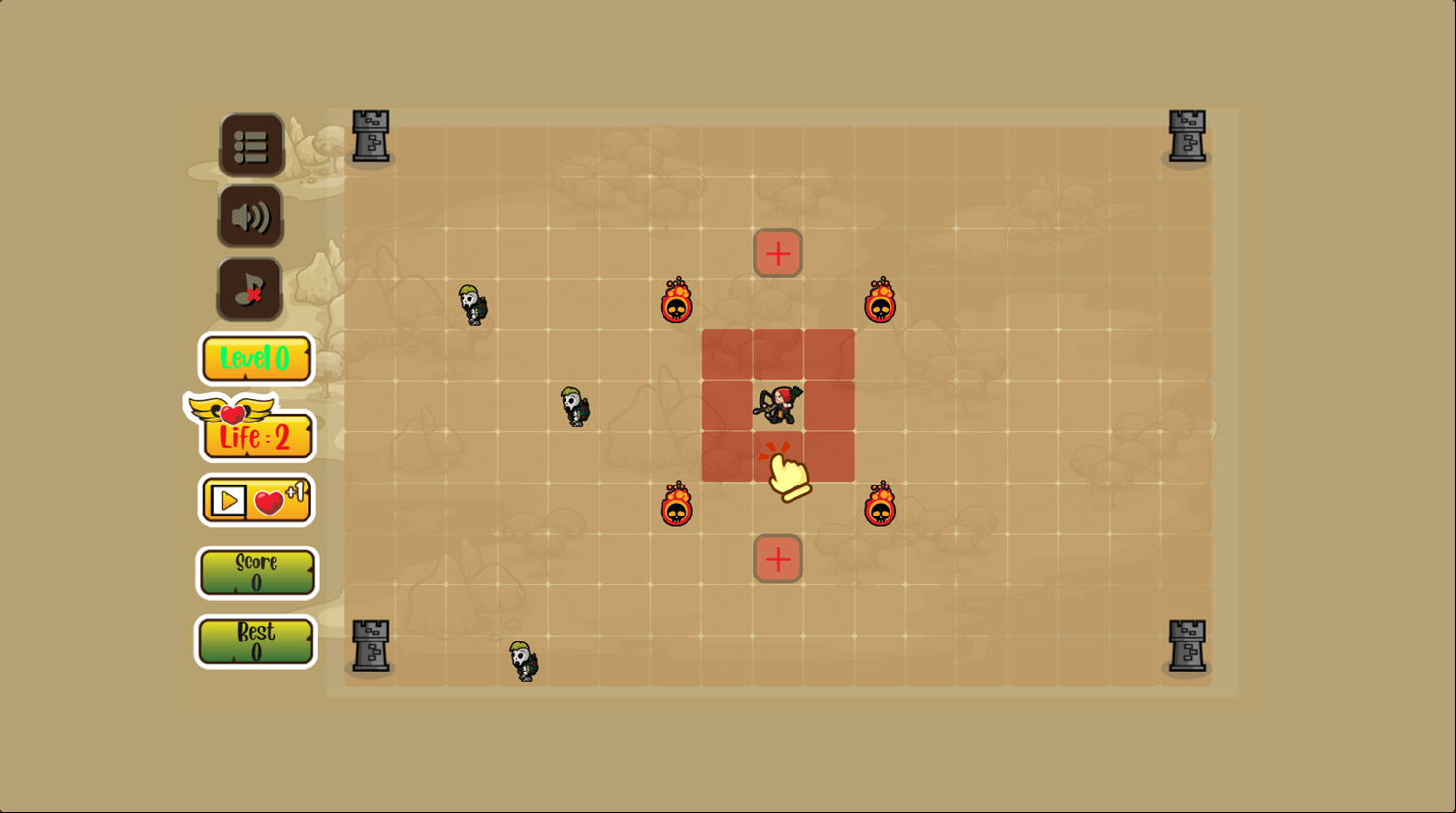 Archer Battle Game How To Play Screenshot.