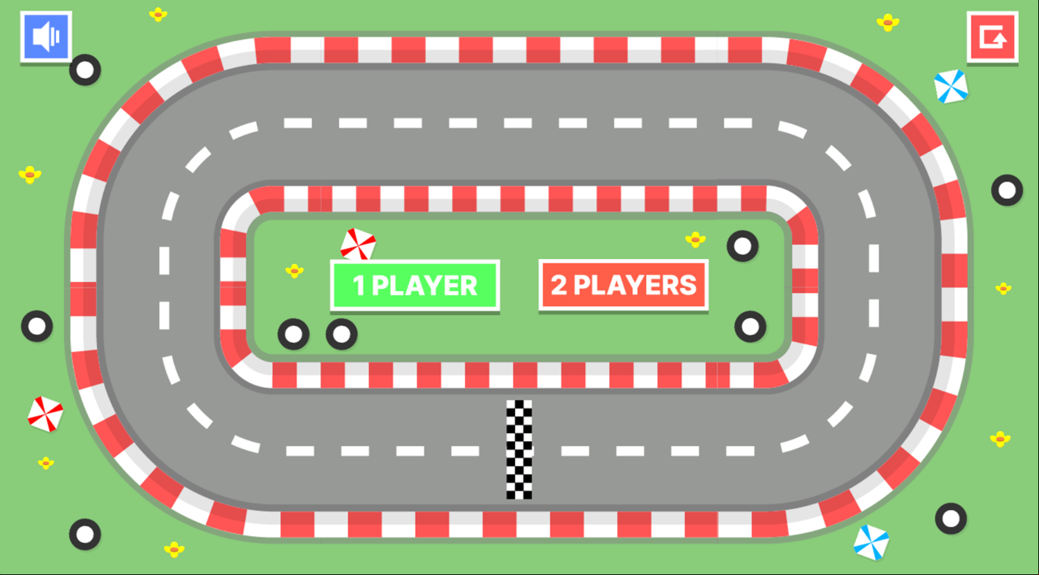 Around Game Welcome Screen Screenshot.