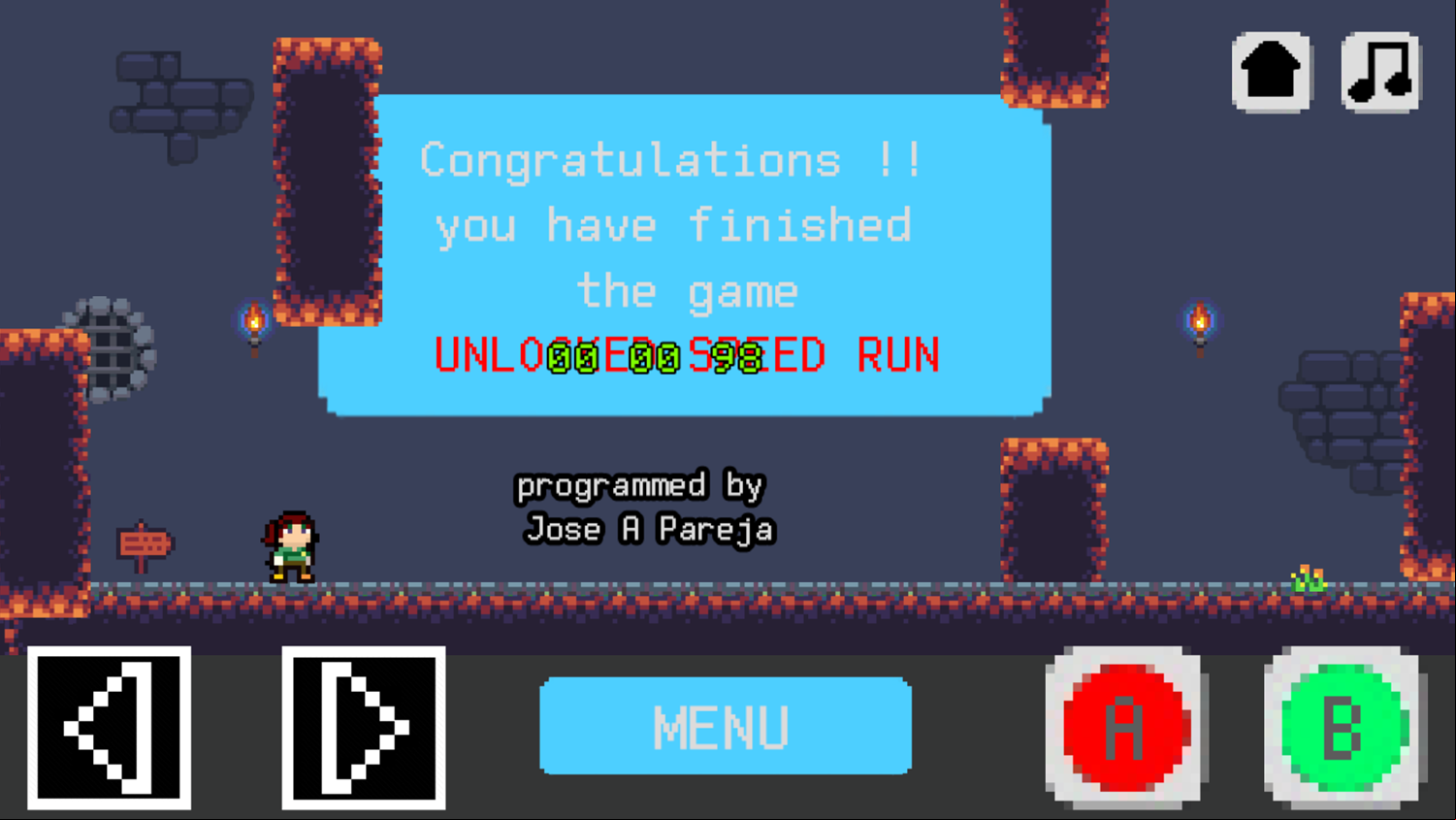 Arrow Kid Game Complete Screenshot.