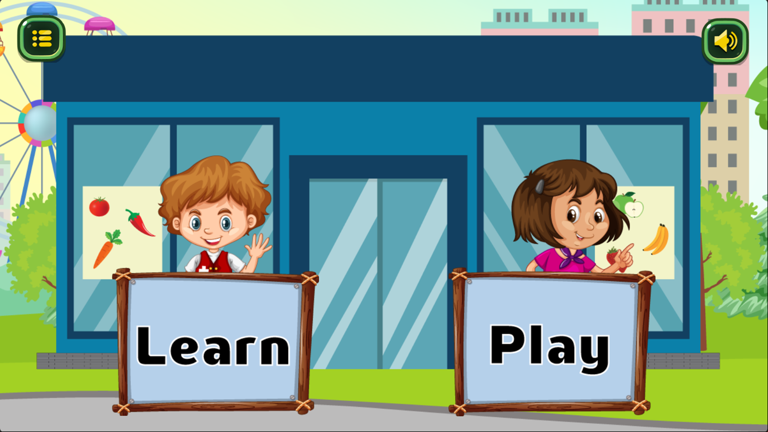 Baby Supermarket Game Learn Or Play Screenshot.