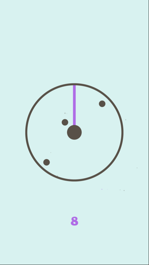 Ball Inside Game Over Screenshot.