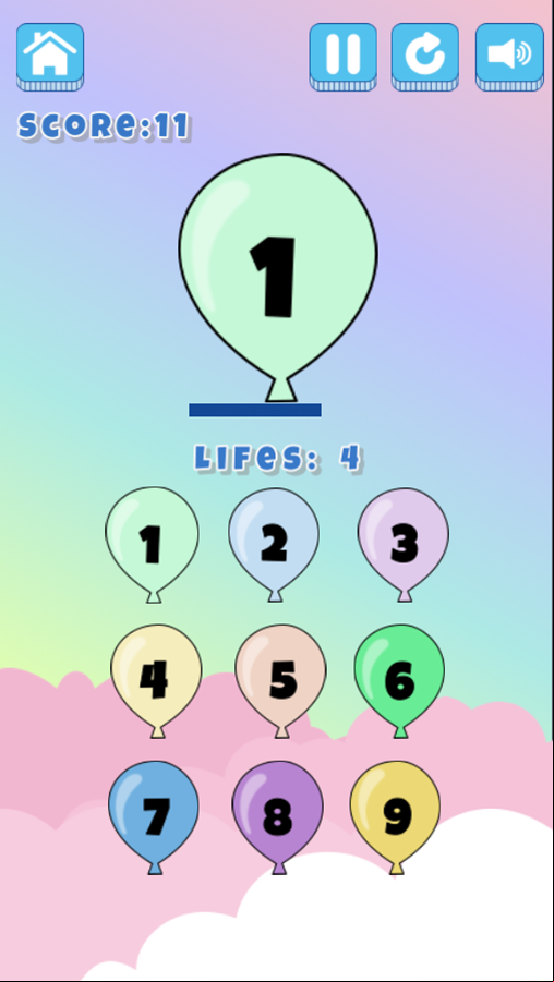 Balloon Pop Game Survive Play Screenshot.
