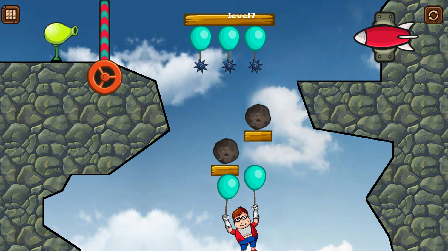 Balloon Up Game Next Level Screenshot.