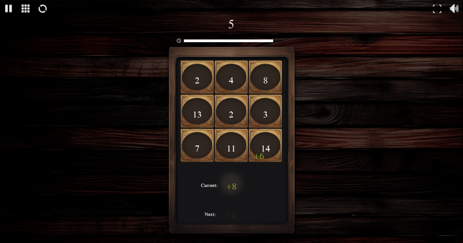 Base 5 Game Play Screenshot.