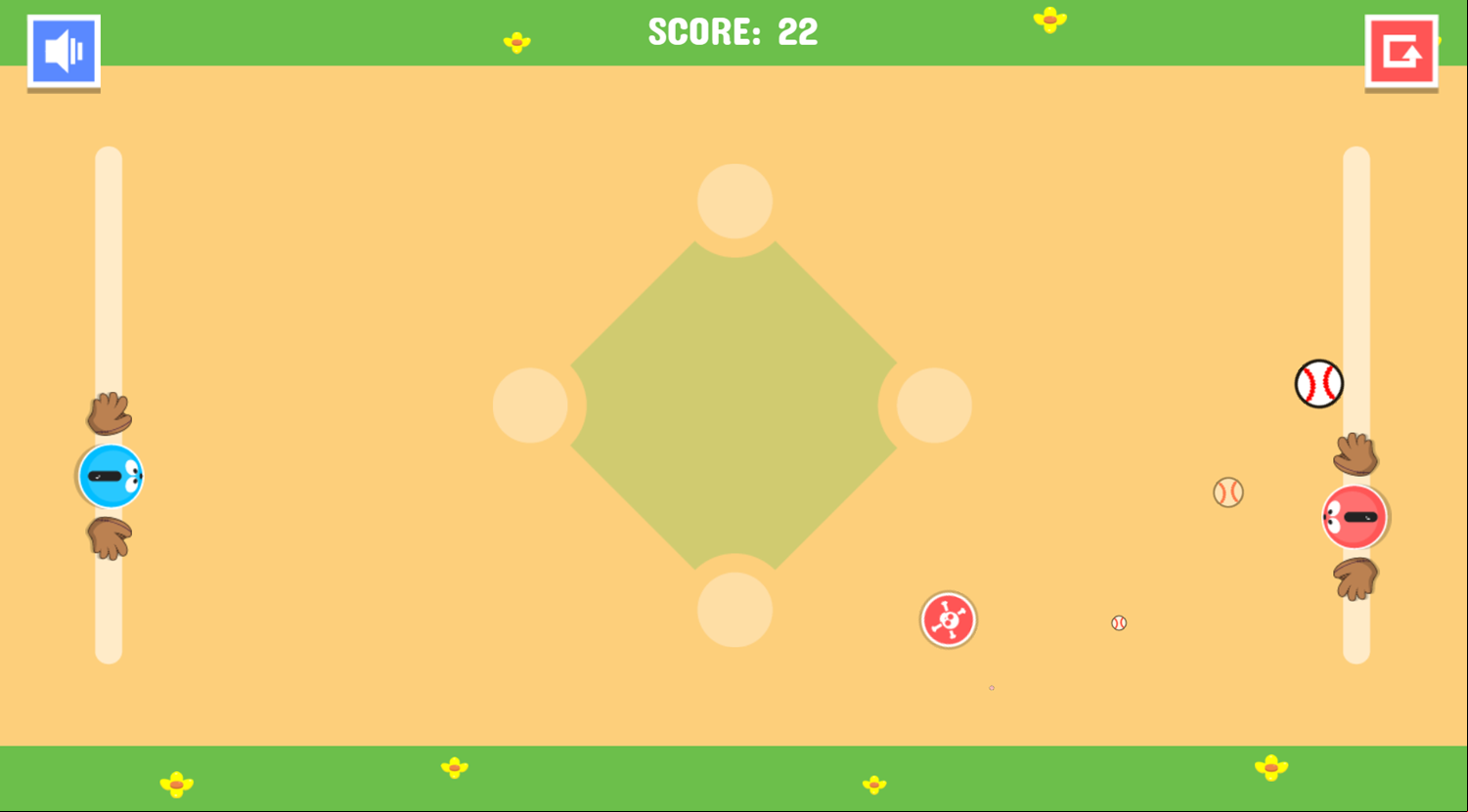 Baseball Game Progress Screenshot.
