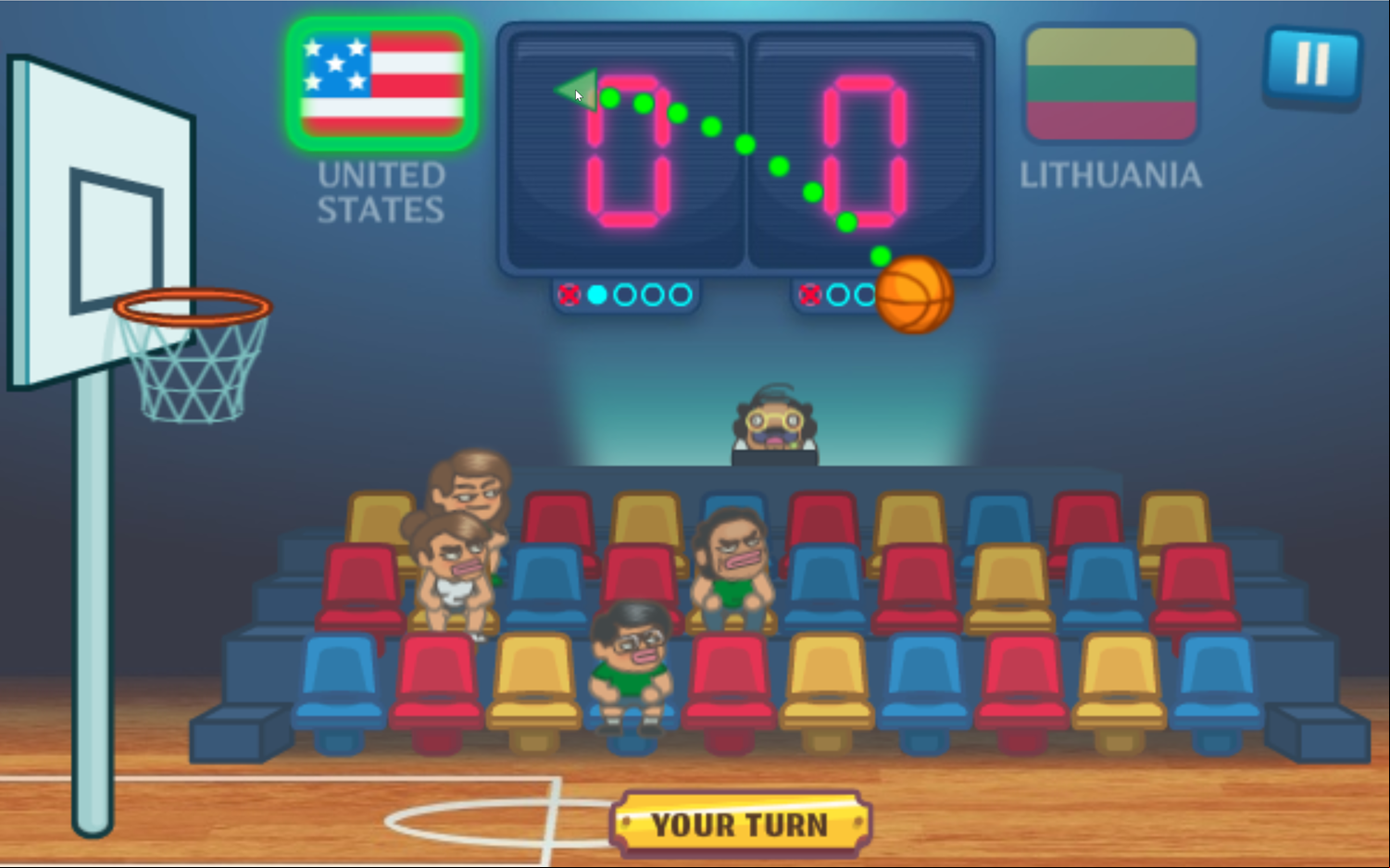Basket Champs Game Screenshot.