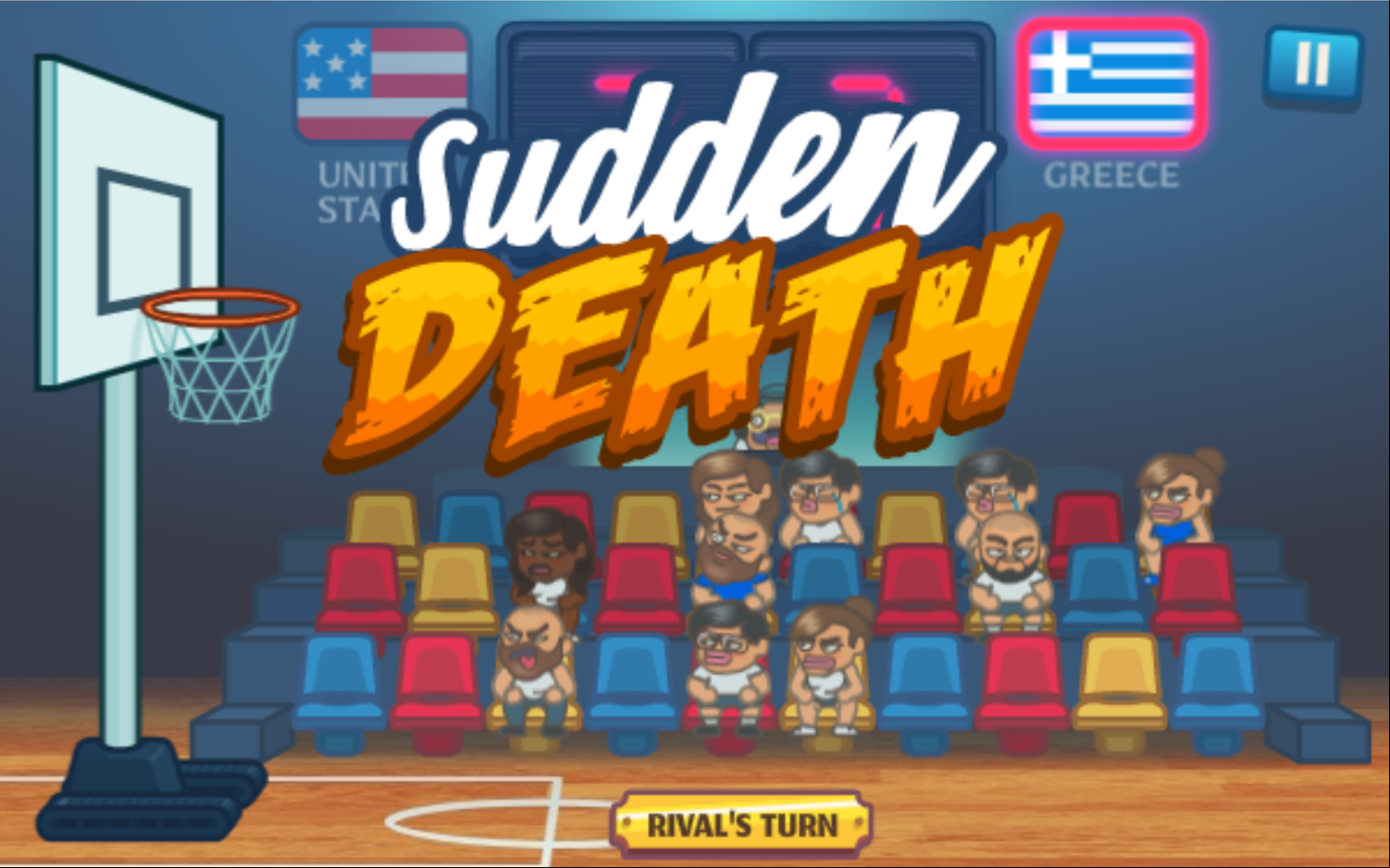 Basket Champs Sudden Death Screenshot.