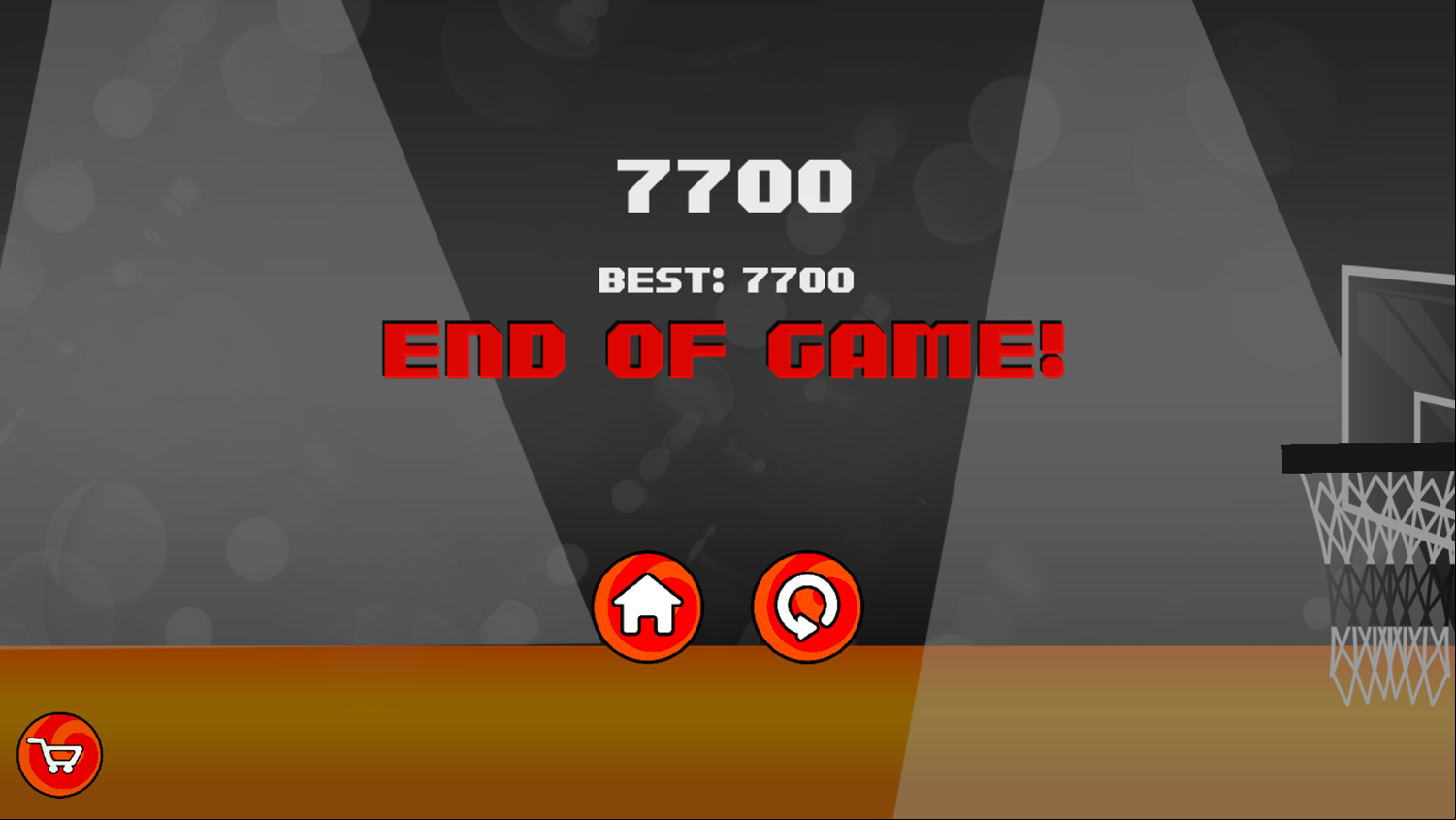 Basket New Era Game Score Screenshot.