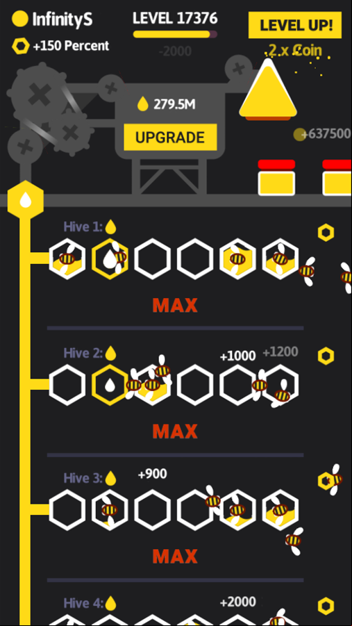 Bee Game Infinite Money Screenshot.