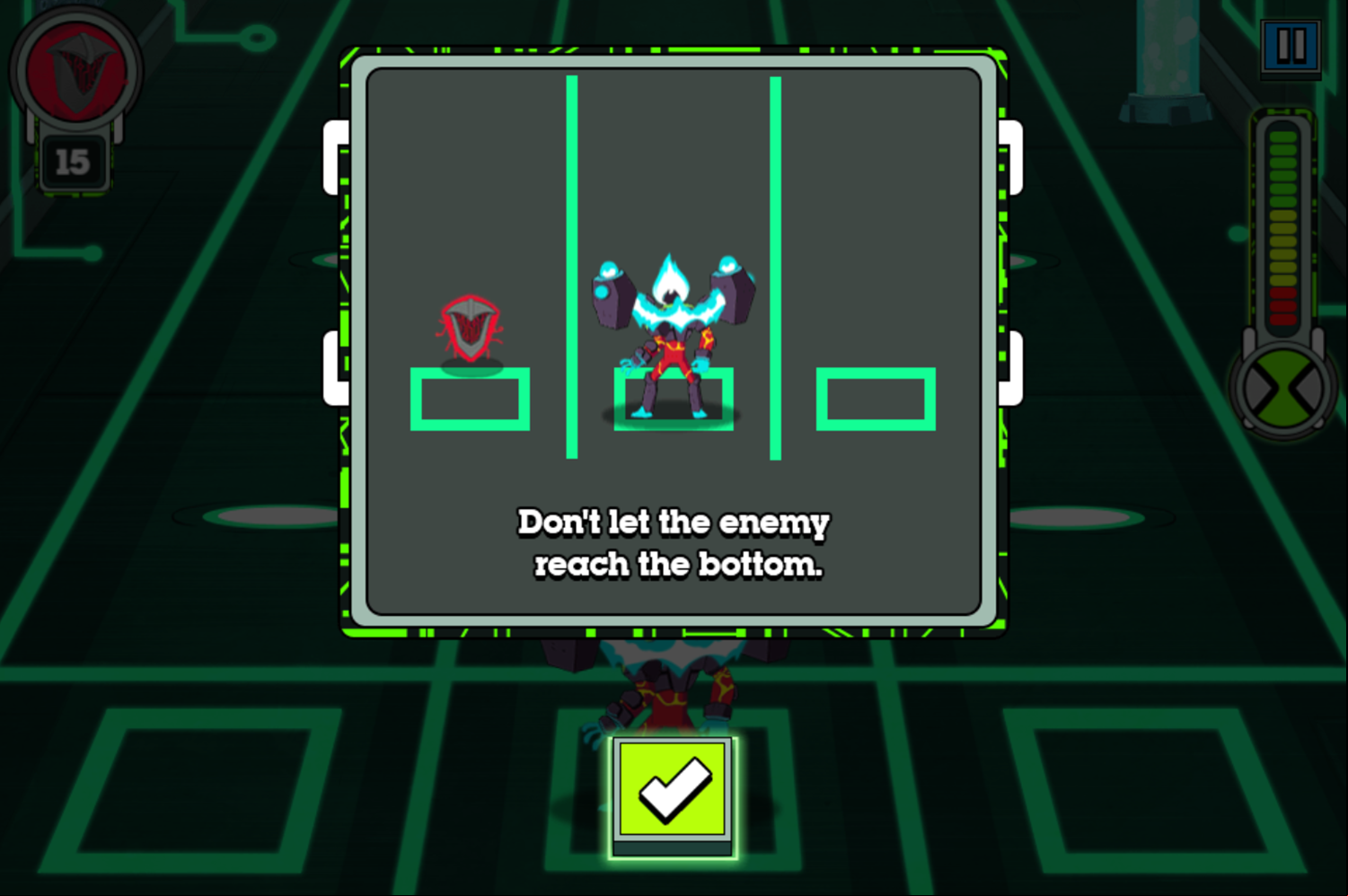 Ben 10 Omnitrix Glitch Game DNA Decode Stage 3 How To Play Screenshot.