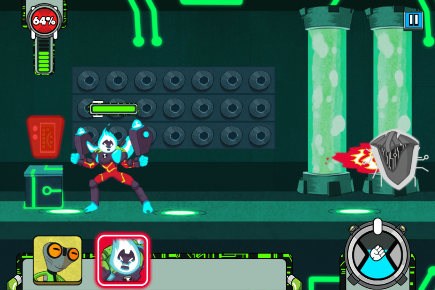 Ben 10 Omni Switch Game Extra Tips Screenshot.