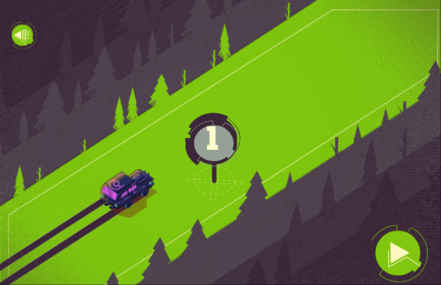 Ben 10 Upgrade Chasers Game Level Start Screenshot.