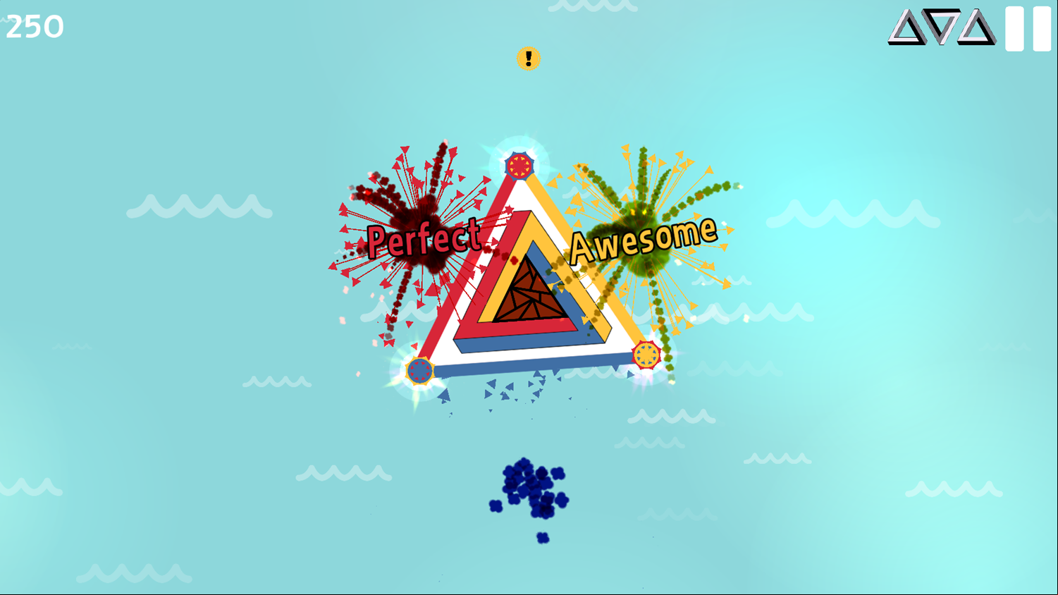 Bermuda Triangle Game Play Screenshot.