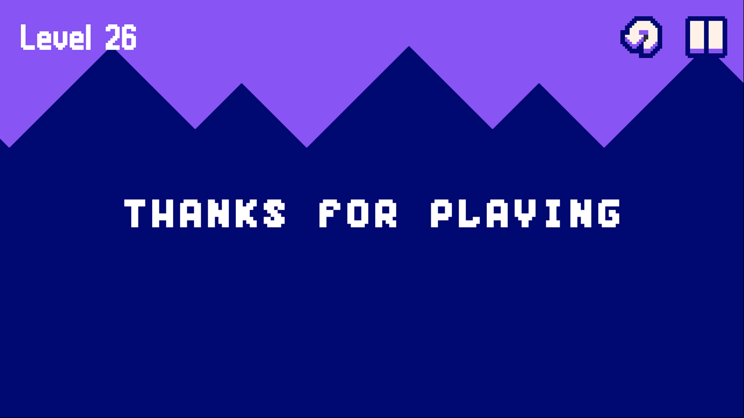 Blob Puzzle Game Beat Screen Screenshot.