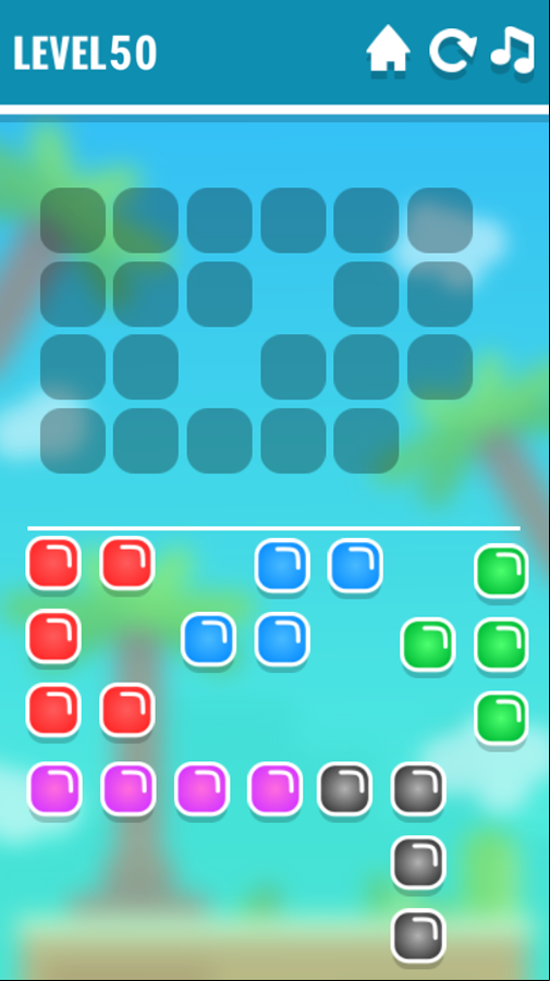 Block Blast Game Final Level Screenshot.