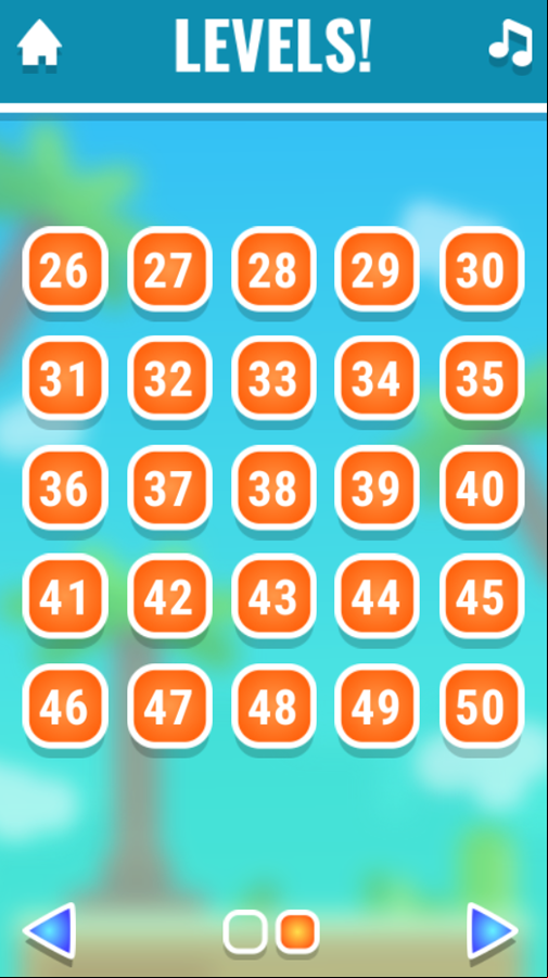 Block Blast Game Levels Screen Screenshot.