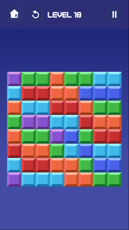 Block Buster Blitz Game Level Challenge Screenshot.