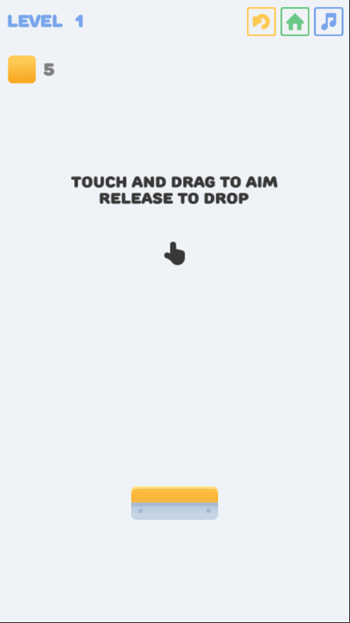 Block Tower Game How To Play Screenshot.