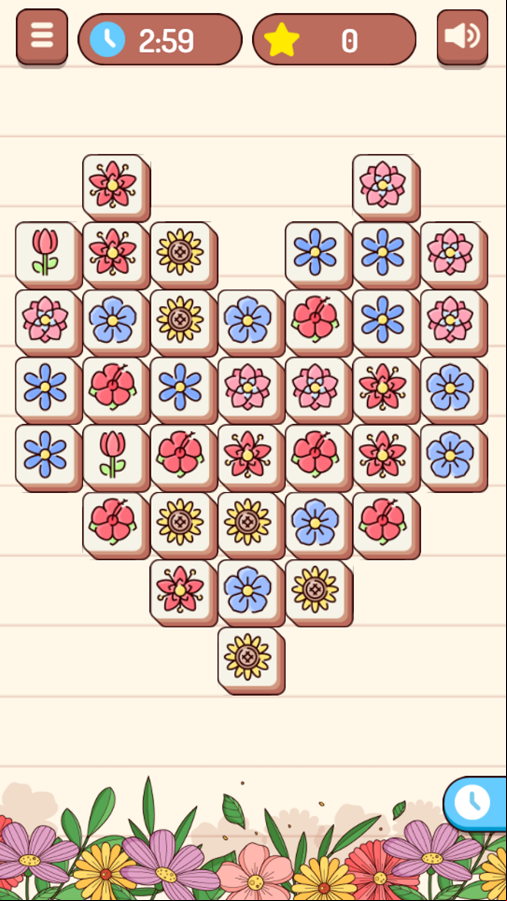Blossom Party Game Level Start Screenshot.