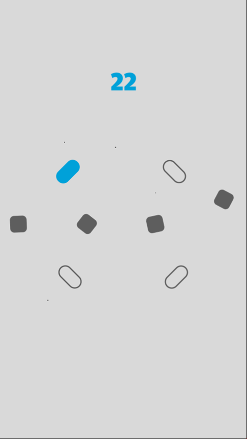 Blue Corner Game Over Screenshot.