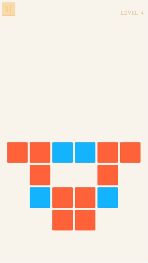 Blue Red Game Next Level Screenshot.