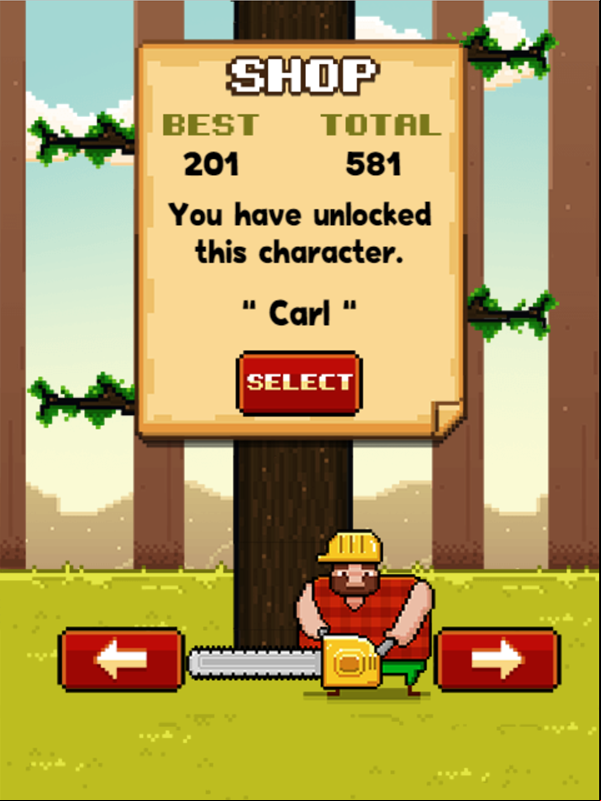Bob and Chainsaw Game Shop Carl Screen Screenshot.
