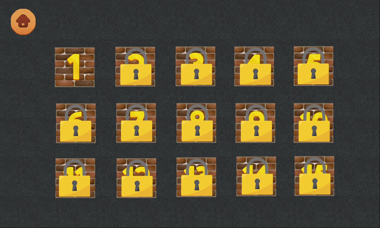 Bomberman Emoji Game Level Select Screenshot.