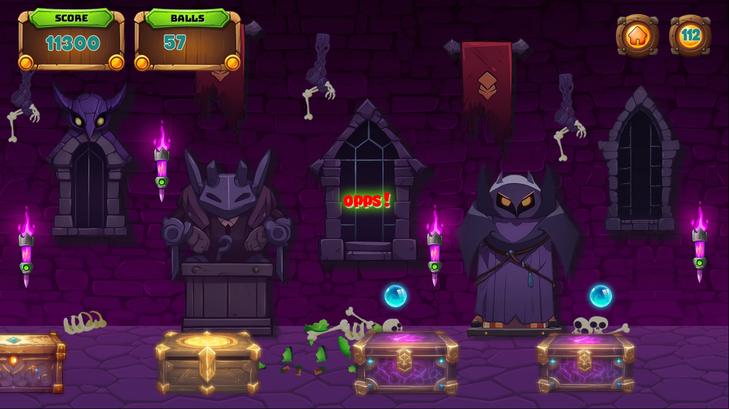 Bottle Escape Game Over Screenshot.