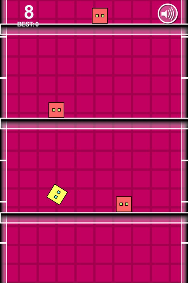 Box Jump Up Game Play Screenshot.